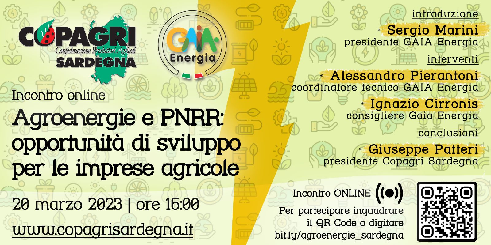Agroenergie e PNRR: opportunità di sviluppo per le imprese agricole. Incontro online sulla piattaforma bit.ly