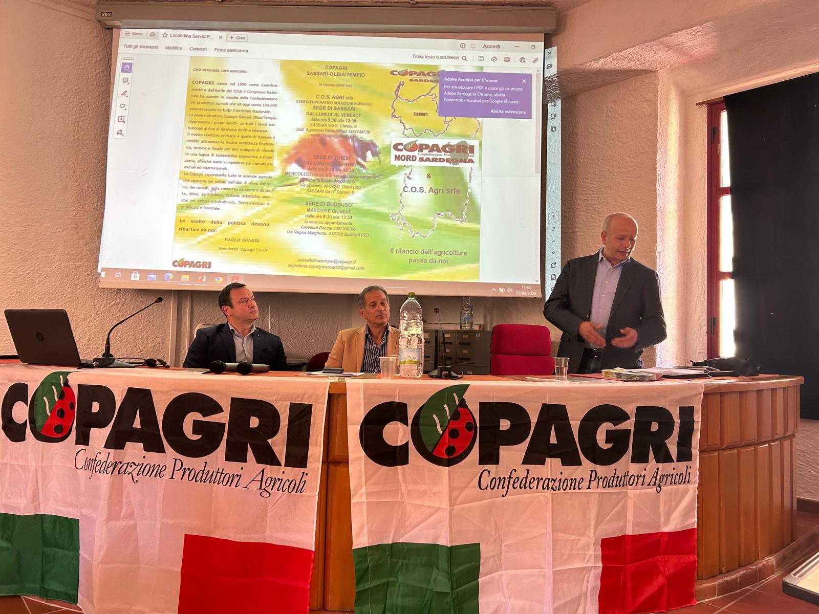 Copagri Sardegna incontra i territori. Primo appuntamento a Buddusò